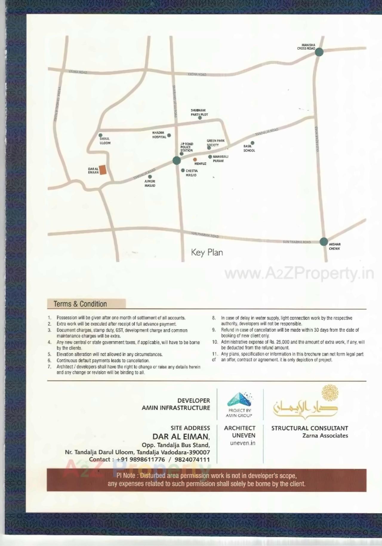  of real estate project Dar Al Eiman located at Tandalja, Vadodara, Gujarat