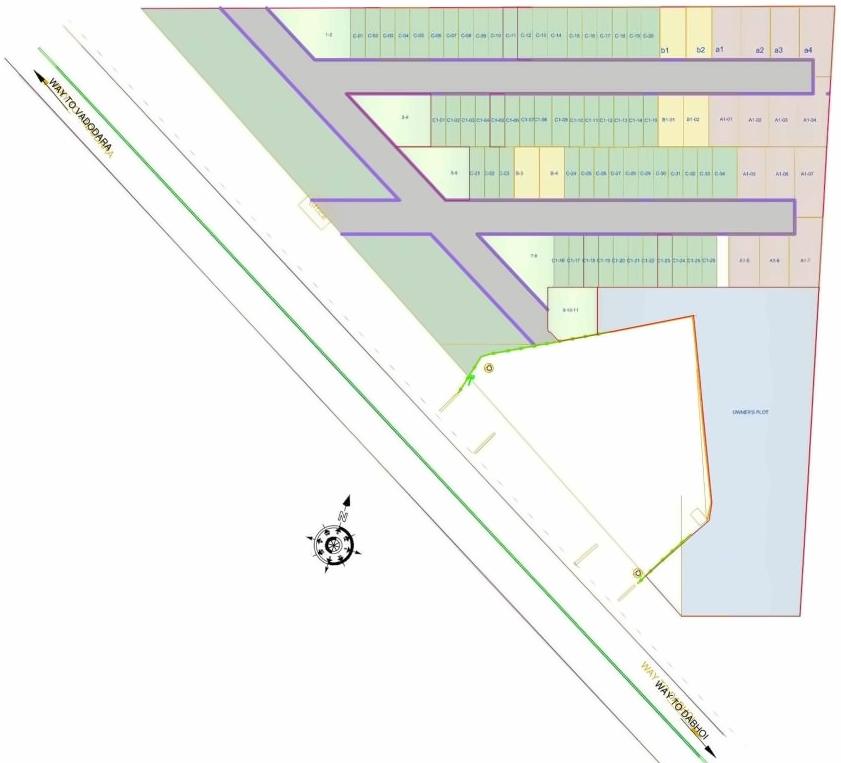 Layout of real estate project Darbar Elecon located at Hetampura, Vadodara, Gujarat