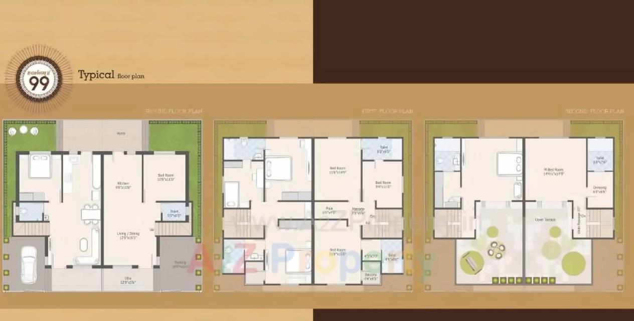 Layout of real estate project Darshanam located at Sama, Vadodara, Gujarat