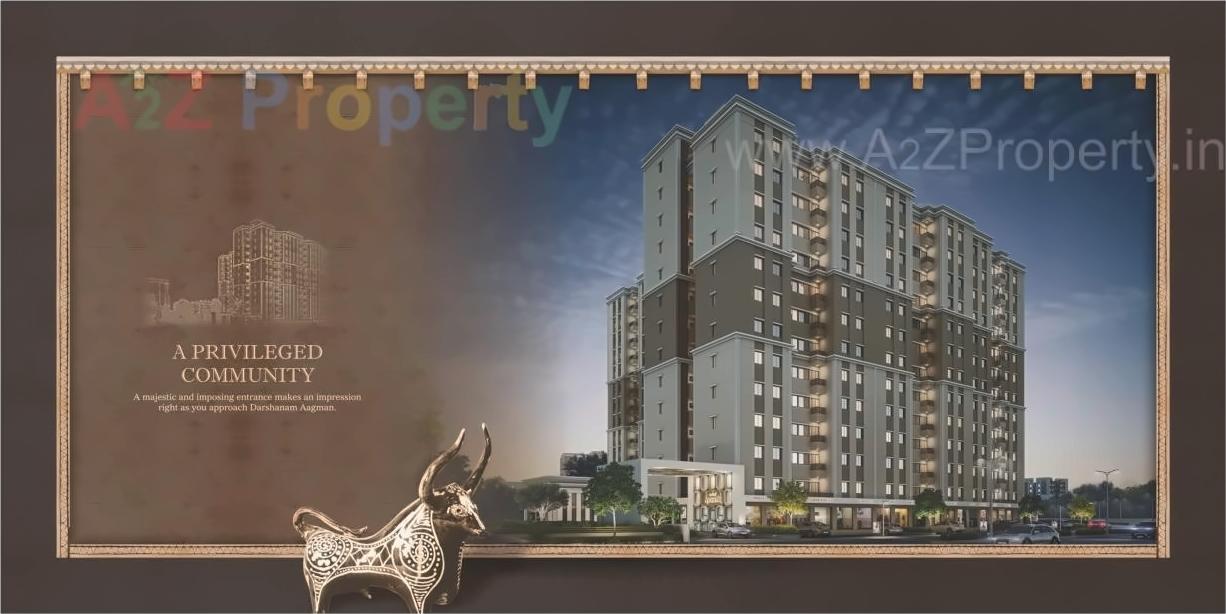 3D Elevation of real estate project Darshanam Aagman located at Danteshwar, Vadodara, Gujarat