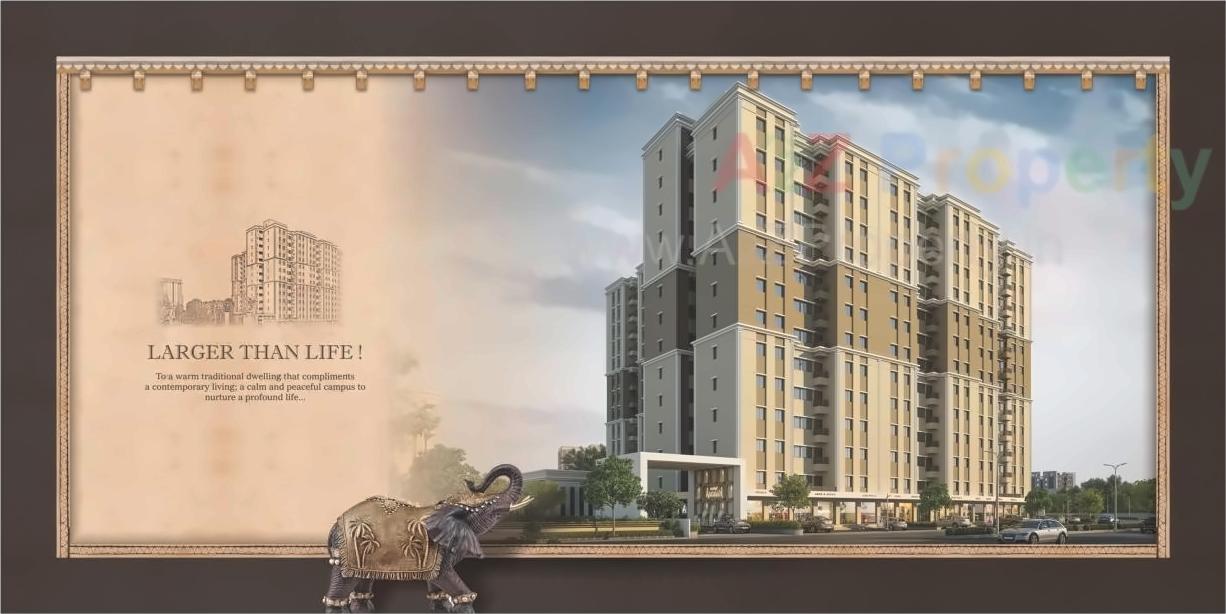 3D Elevation of real estate project Darshanam Aagman located at Danteshwar, Vadodara, Gujarat