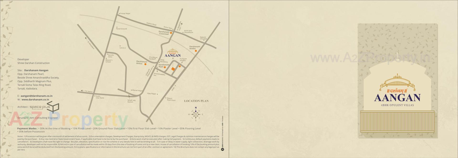  of real estate project Darshanam Aangan located at Tarsali, Vadodara, Gujarat