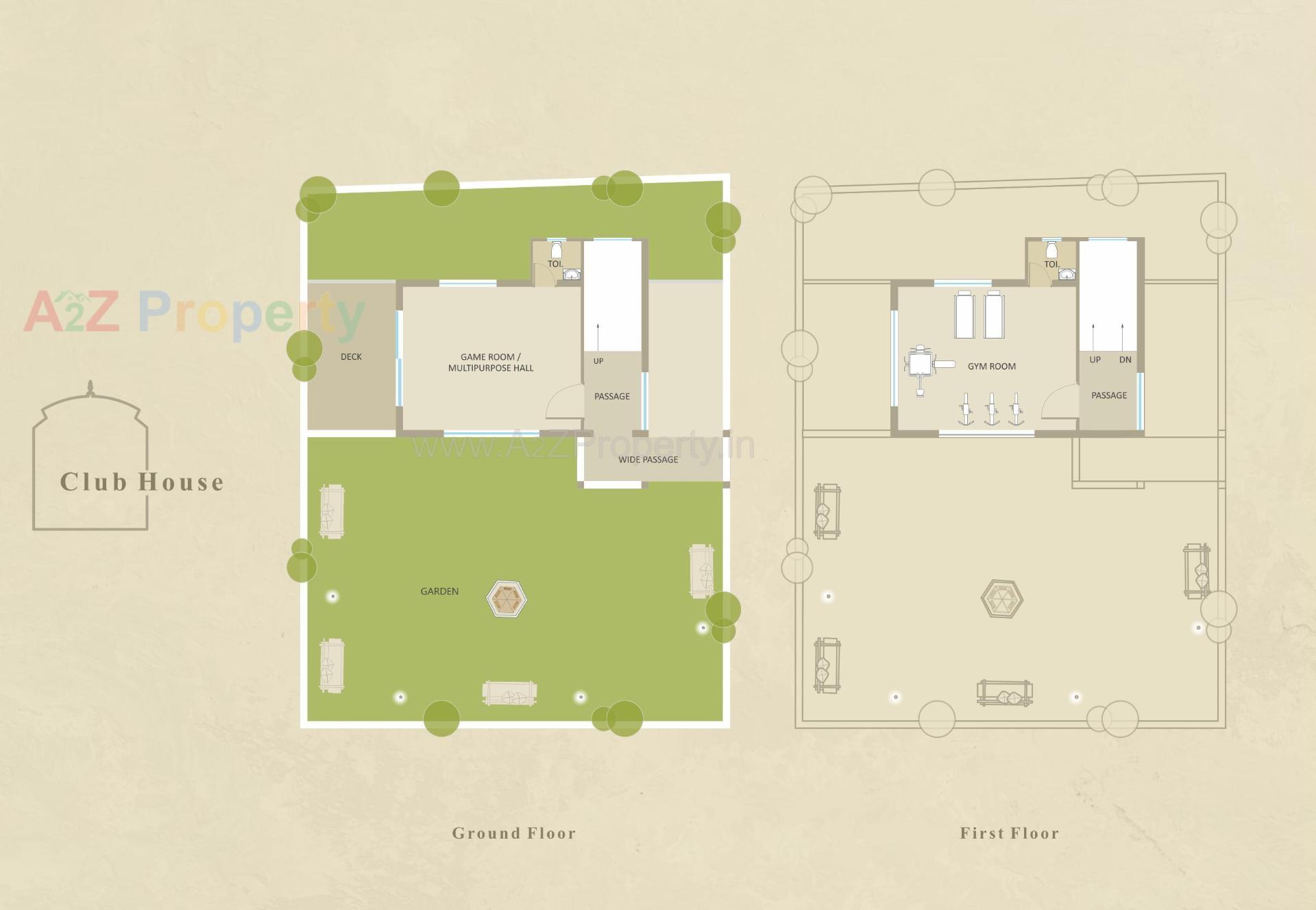 Layout of real estate project Darshanam Aangan located at Tarsali, Vadodara, Gujarat