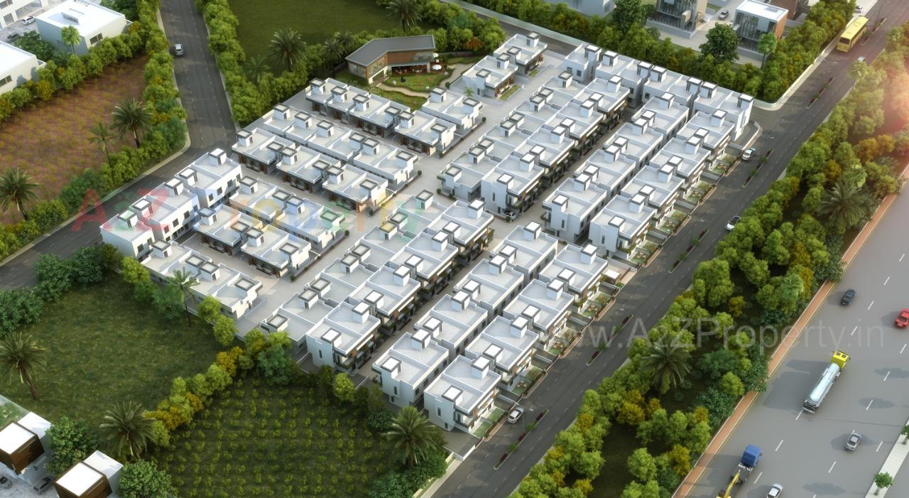 3D Elevation of real estate project Darshanam Antilia located at Kapurai, Vadodara, Gujarat