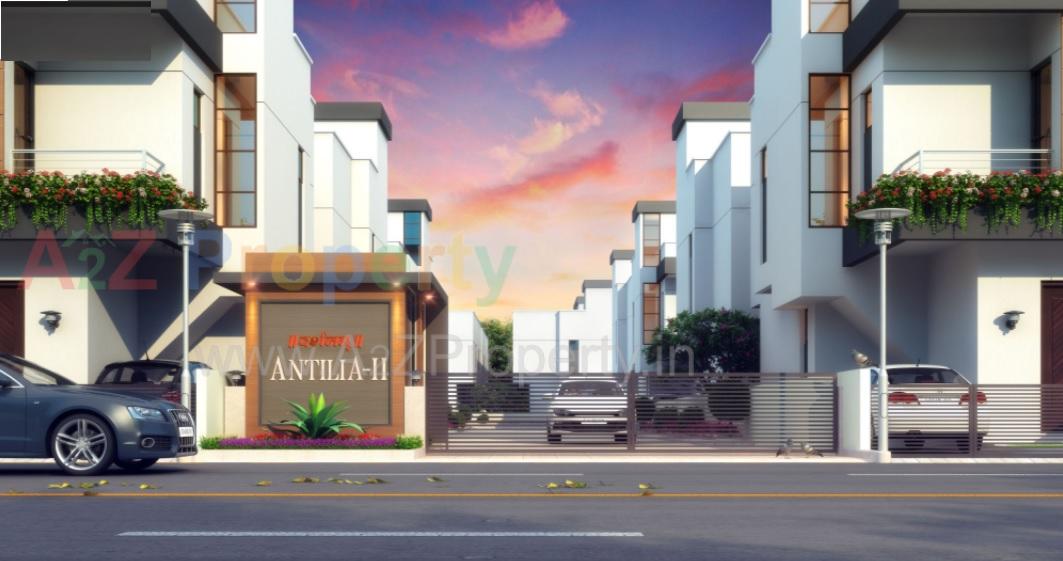 3D Elevation of real estate project Darshanam Antilia located at Kapurai, Vadodara, Gujarat