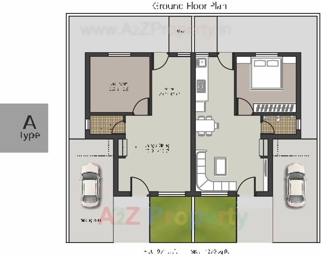 Layout of real estate project Darshanam Antilia located at Kapurai, Vadodara, Gujarat