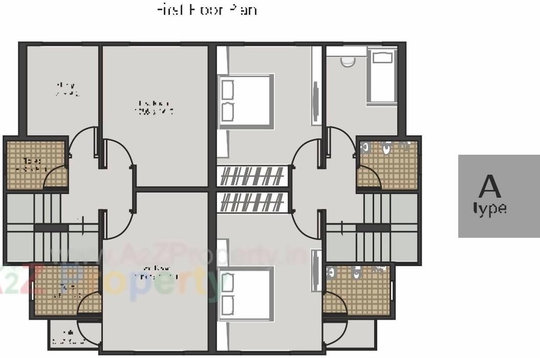 Layout of real estate project Darshanam Antilia located at Kapurai, Vadodara, Gujarat