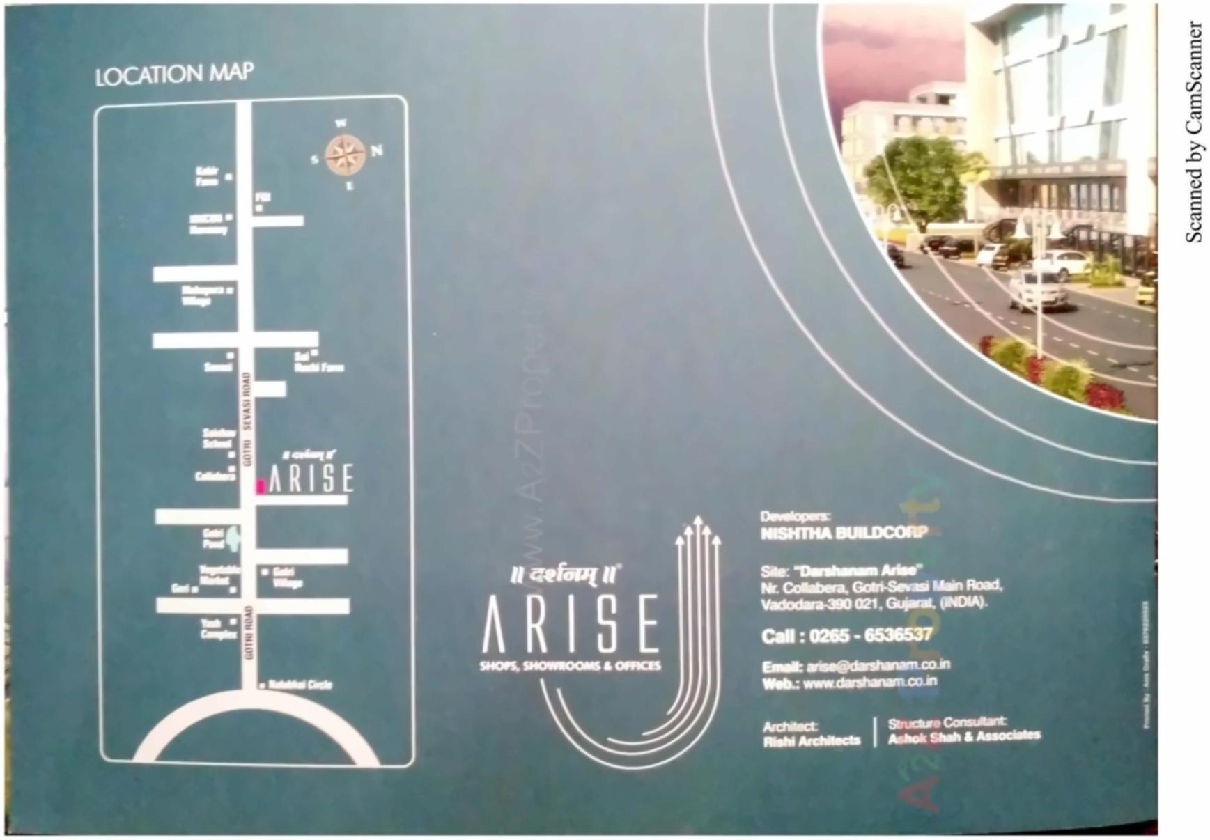  of real estate project Darshanam Arise located at Gotri, Vadodara, Gujarat