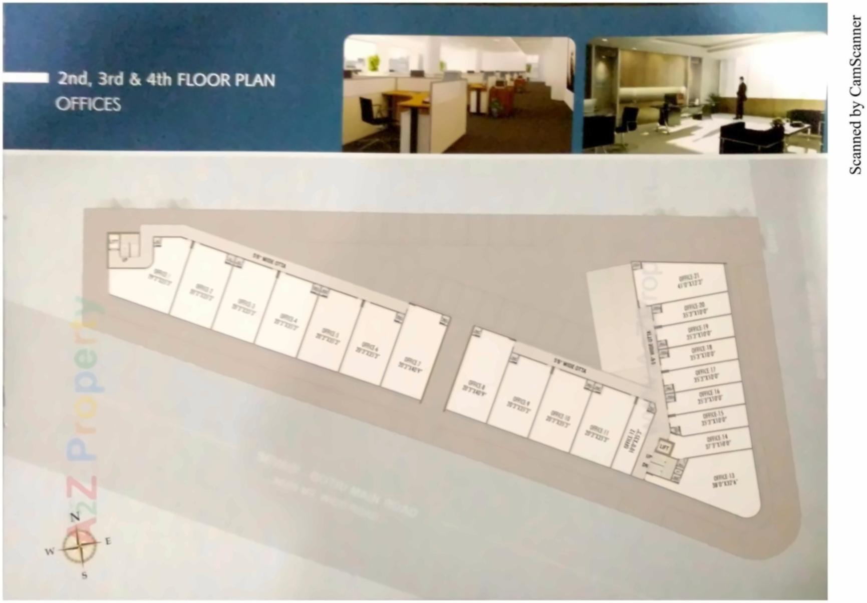 Layout of real estate project Darshanam Arise located at Gotri, Vadodara, Gujarat