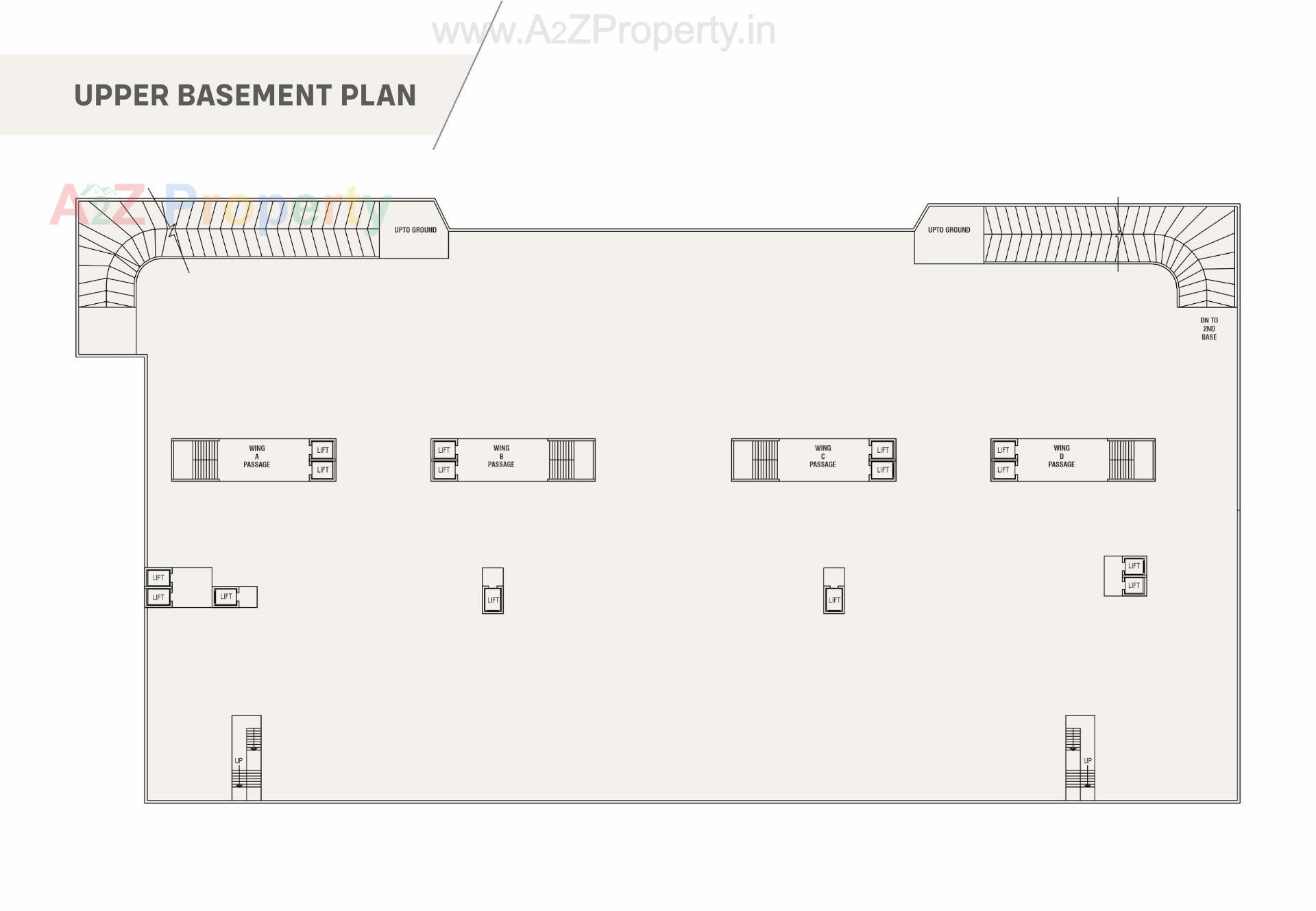 Layout of real estate project Darshanam Atrium located at Vadodara, Vadodara, Gujarat