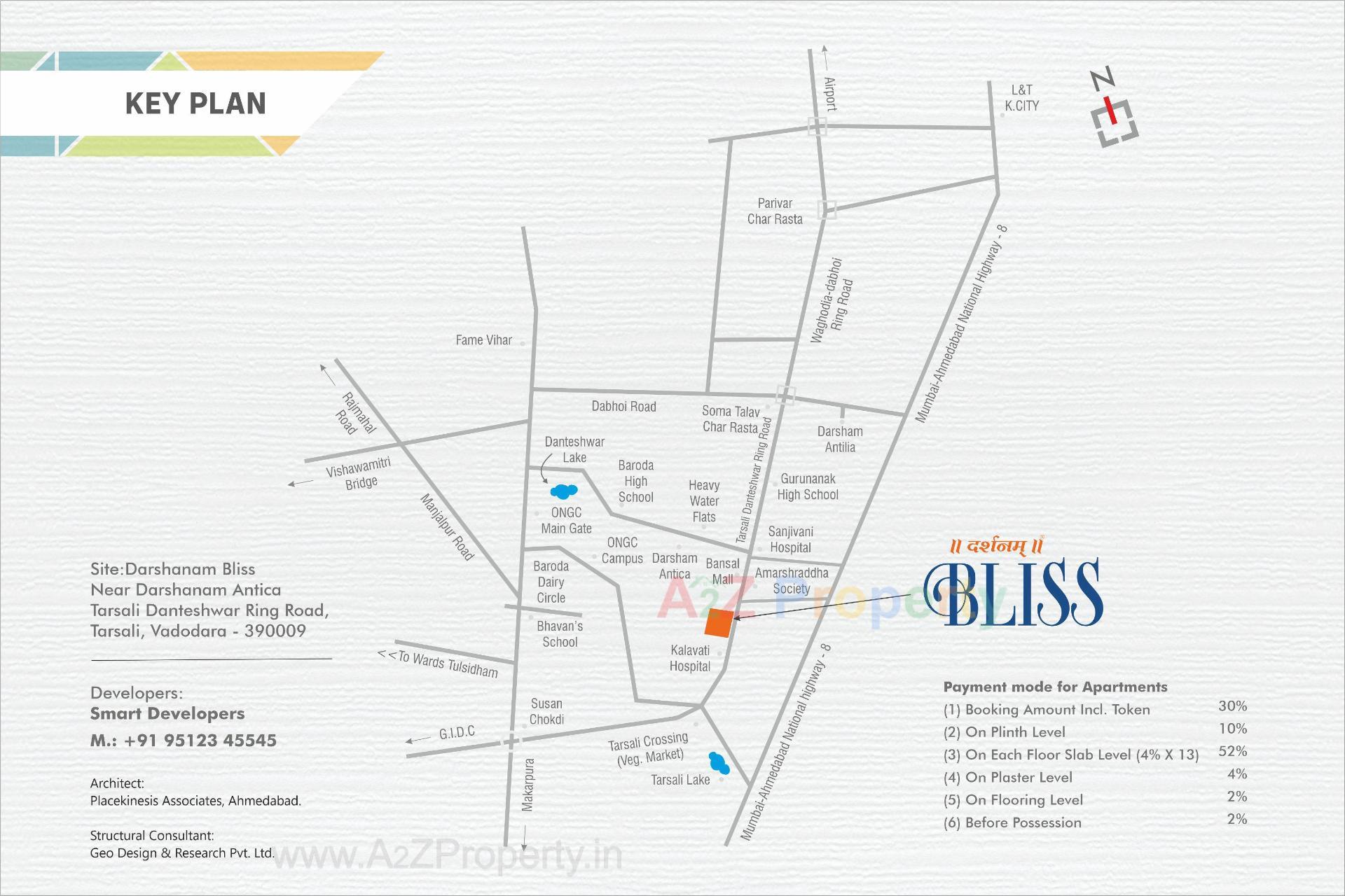  of real estate project Darshanam Bliss located at Vadodara, Vadodara, Gujarat