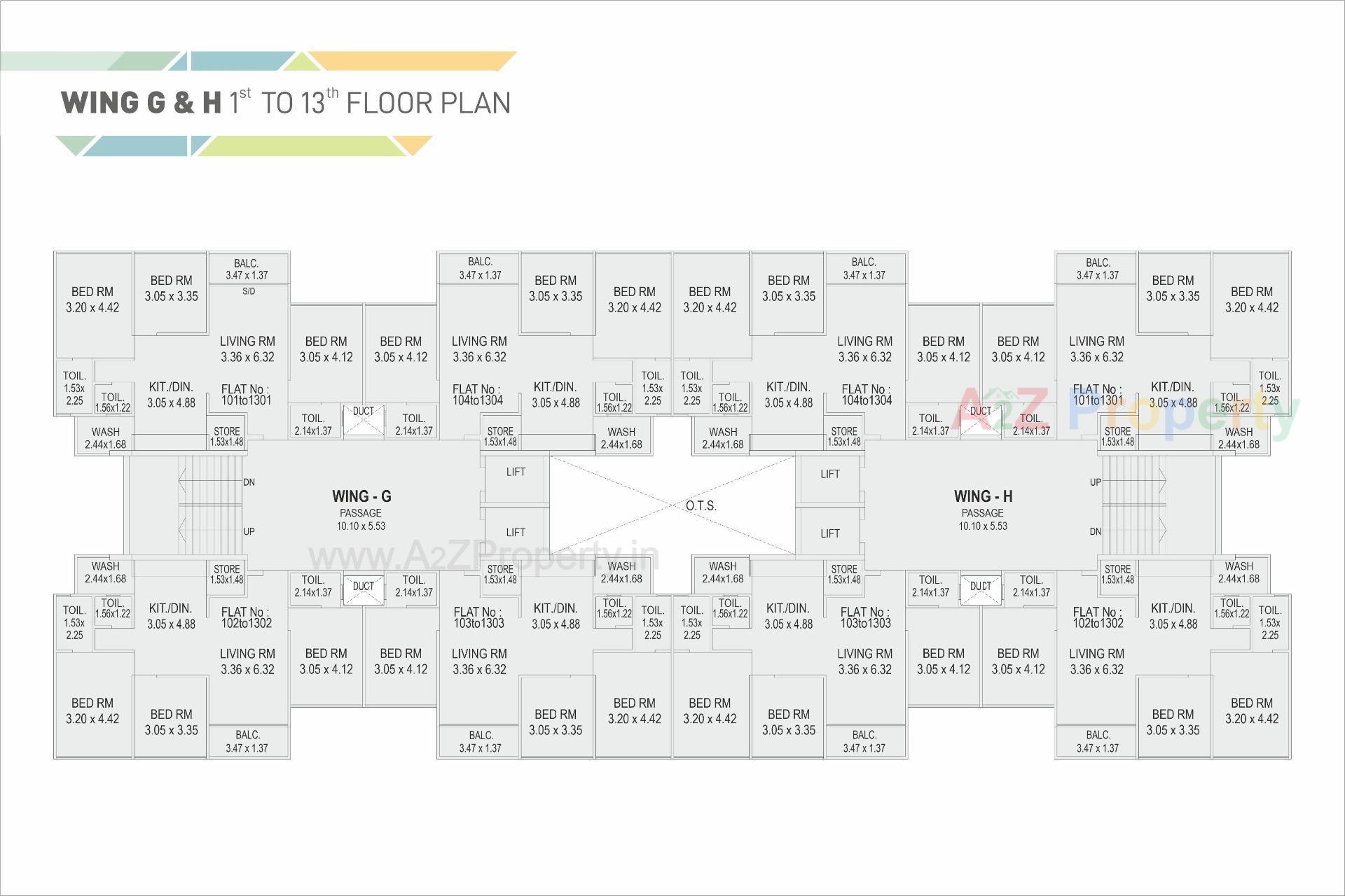 Layout of real estate project Darshanam Bliss located at Vadodara, Vadodara, Gujarat