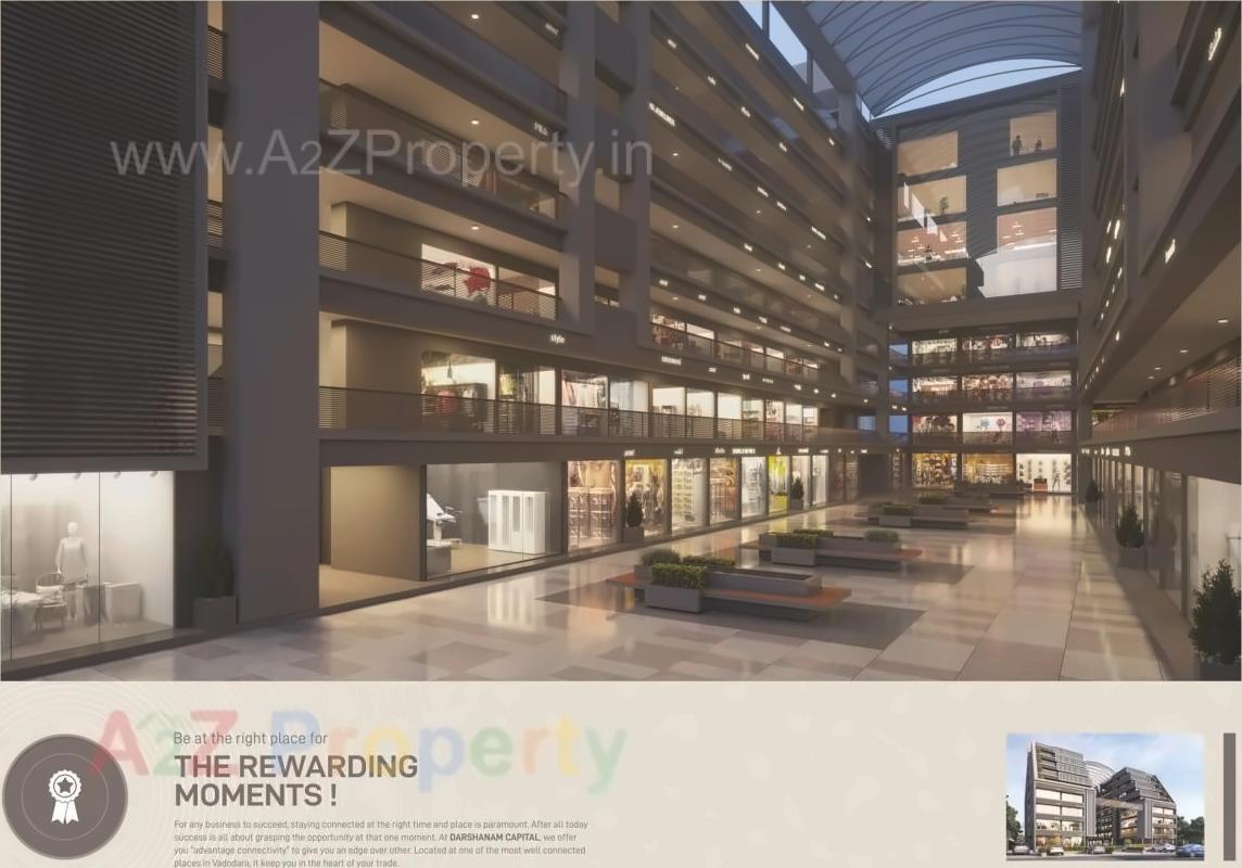 3D Elevation of real estate project Darshanam Capital located at Bhayali, Vadodara, Gujarat