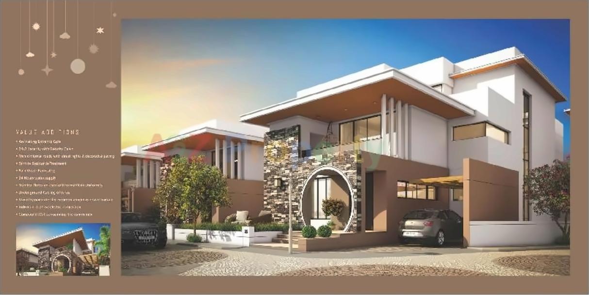 3D Elevation of real estate project Darshanam Celestial located at Bhayli, Vadodara, Gujarat