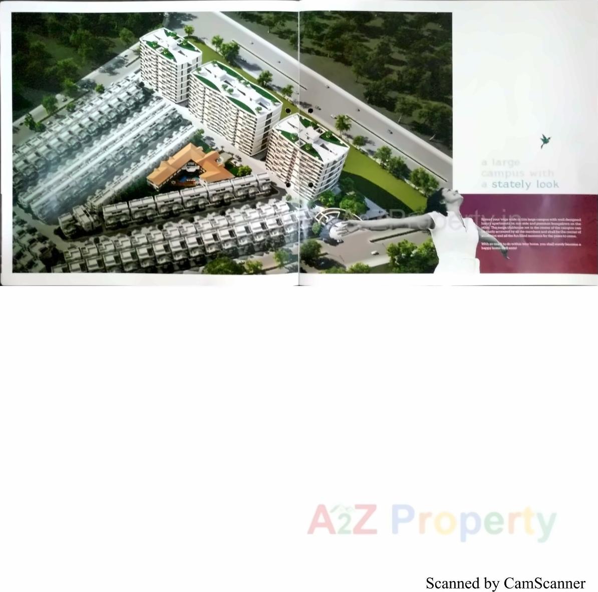 3D Elevation of real estate project Darshanam Club Life located at Gorva, Vadodara, Gujarat