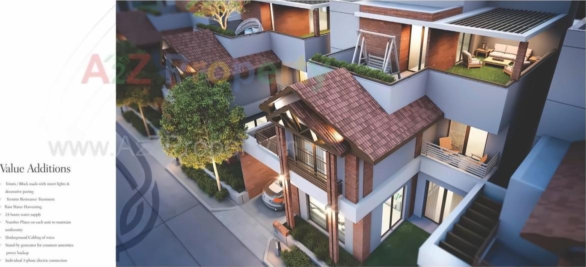 3D Elevation of real estate project Darshanam Clublife located at Gorva, Vadodara, Gujarat