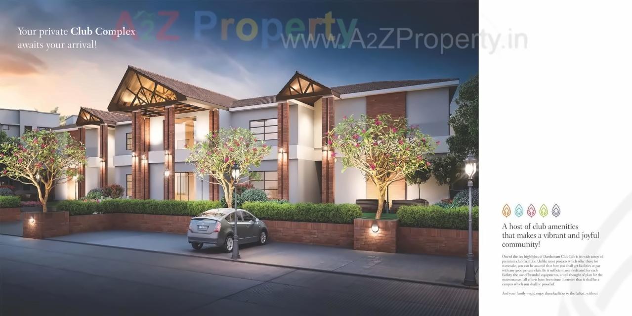 3D Elevation of real estate project Darshanam Clublife located at Gorva, Vadodara, Gujarat