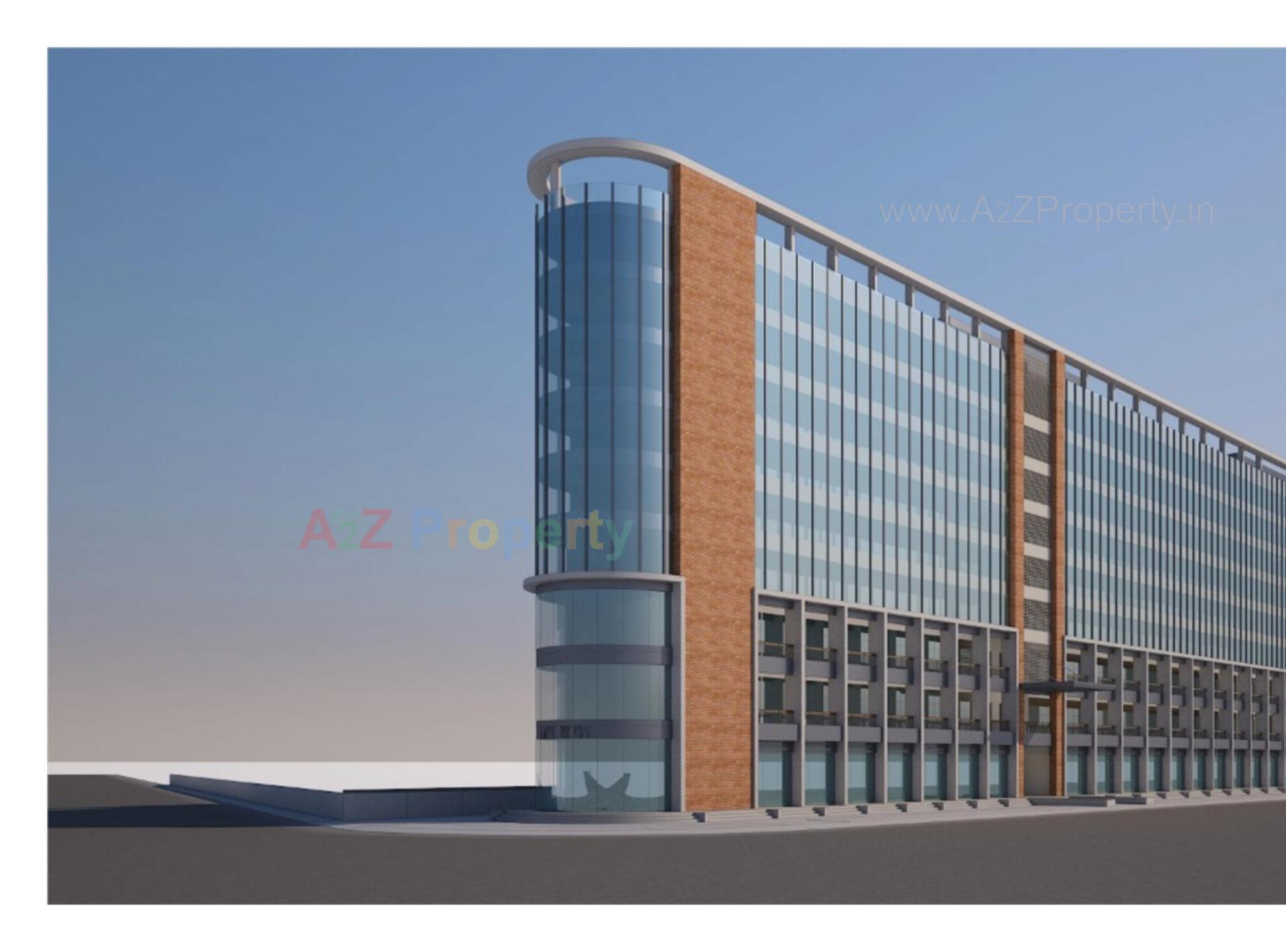 3D Elevation of real estate project Darshanam Crossroad located at Danteshwar, Vadodara, Gujarat