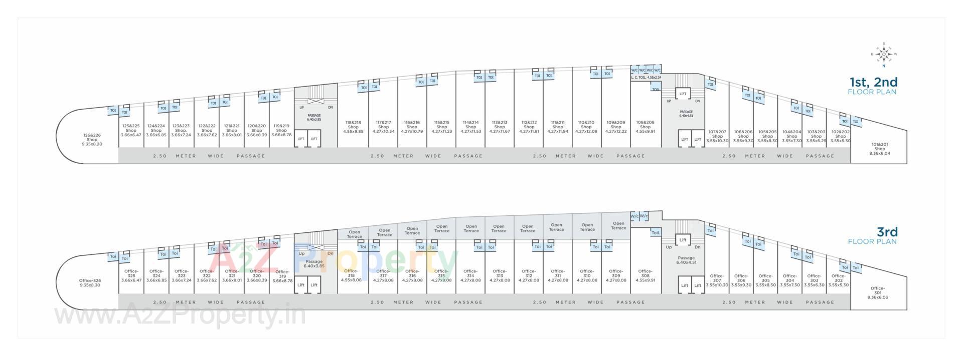 Layout of real estate project Darshanam Crossroad located at Danteshwar, Vadodara, Gujarat