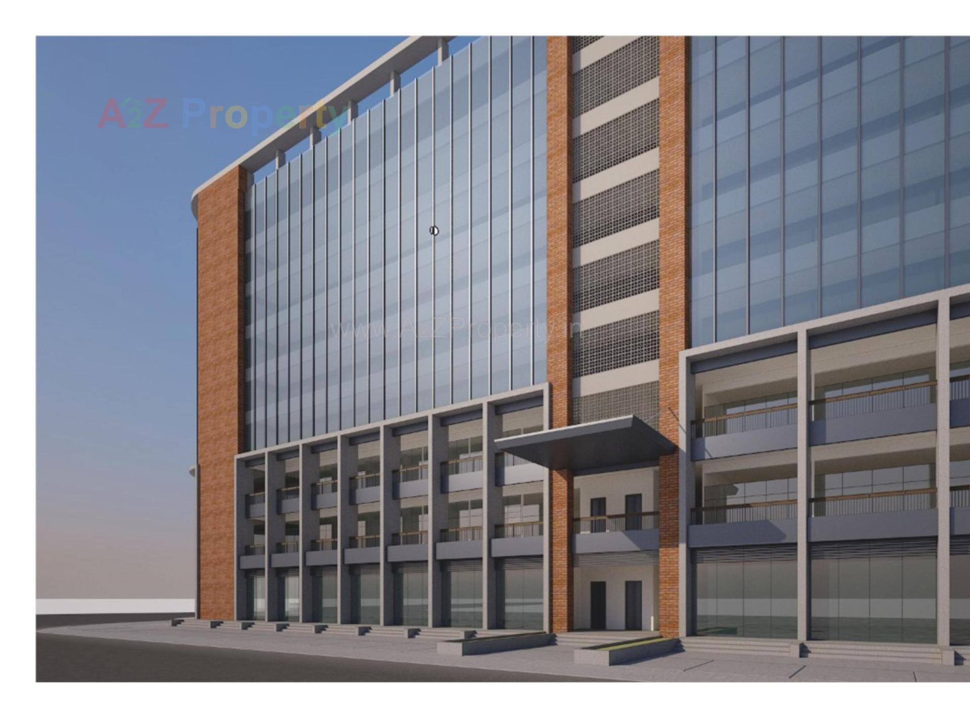 3D Elevation of real estate project Darshanam Crossroad located at Danteshwar, Vadodara, Gujarat