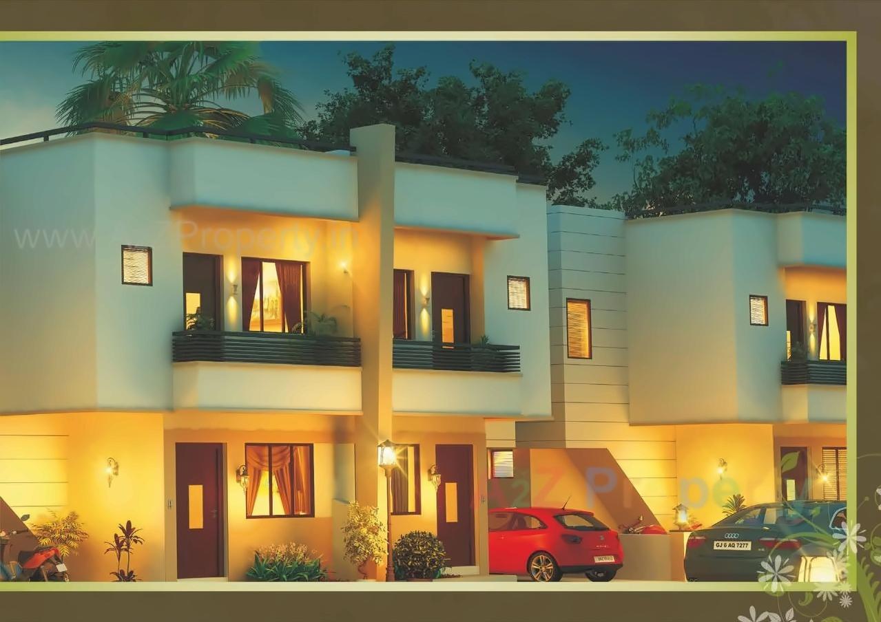 3D Elevation of real estate project Darshanam Ecovista located at Tarsali, Vadodara, Gujarat