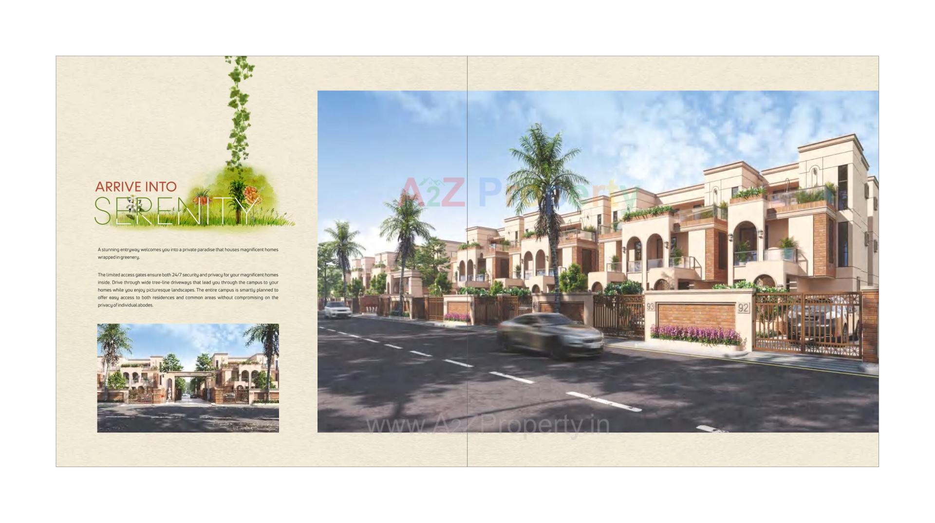 3D Elevation of real estate project Darshanam Garden City located at Maneja, Vadodara, Gujarat