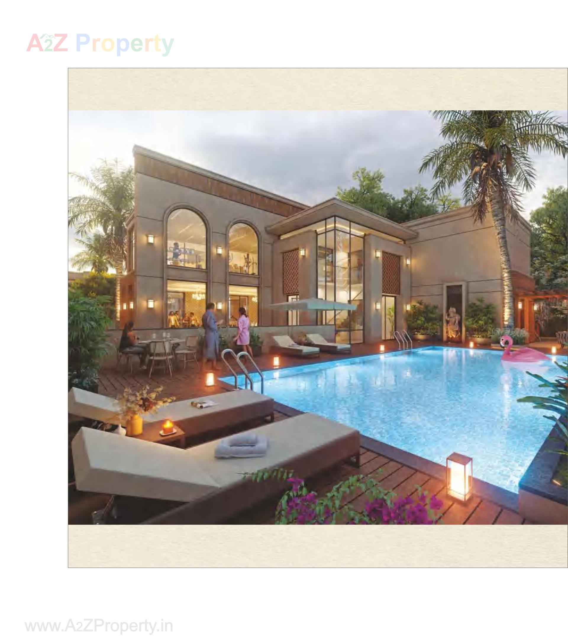 3D Elevation of real estate project Darshanam Garden City located at Maneja, Vadodara, Gujarat