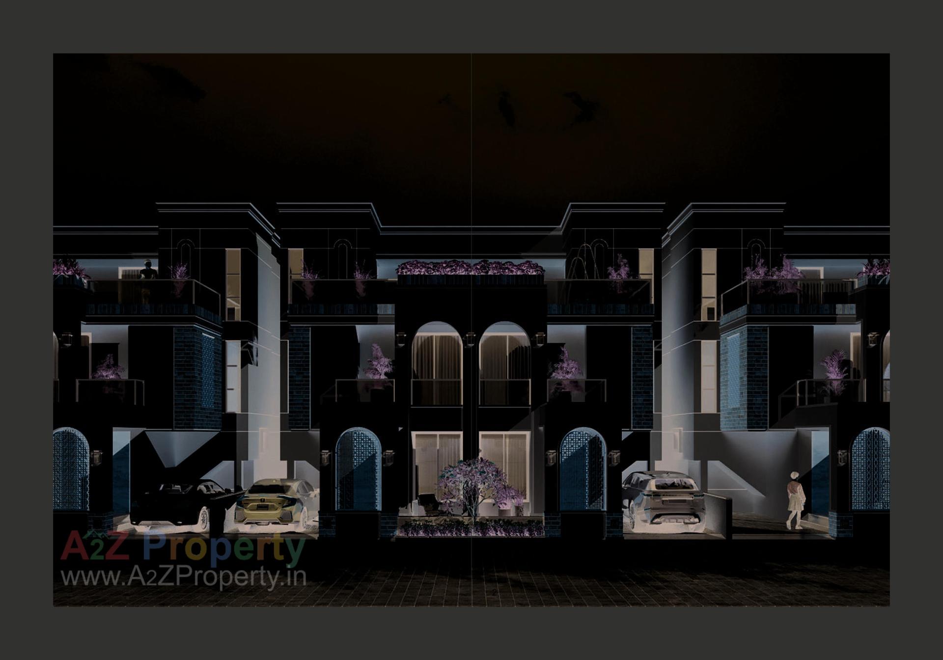 3D Elevation of real estate project Darshanam Garden City located at Maneja, Vadodara, Gujarat