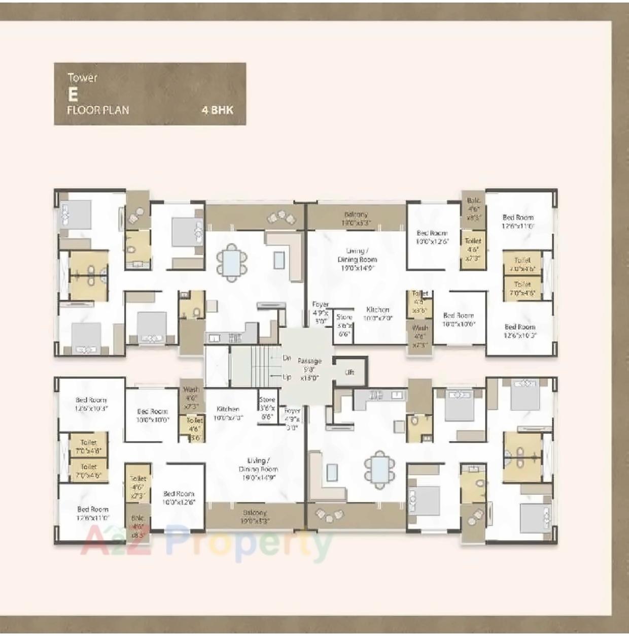 Layout of real estate project Darshanam Highview located at Sayajipura, Vadodara, Gujarat