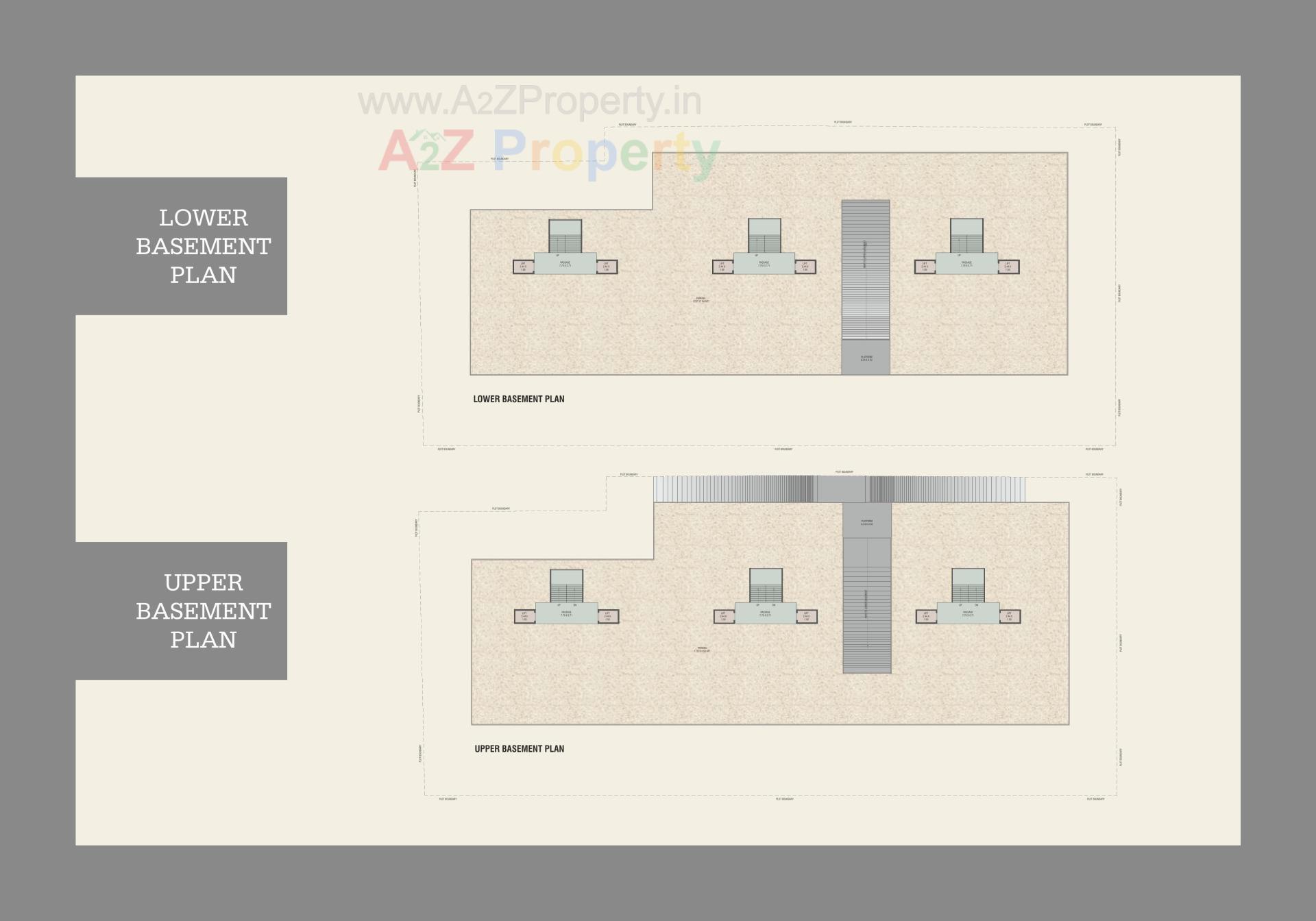Layout of real estate project Darshanam Hyde Park located at Manjalpur, Vadodara, Gujarat