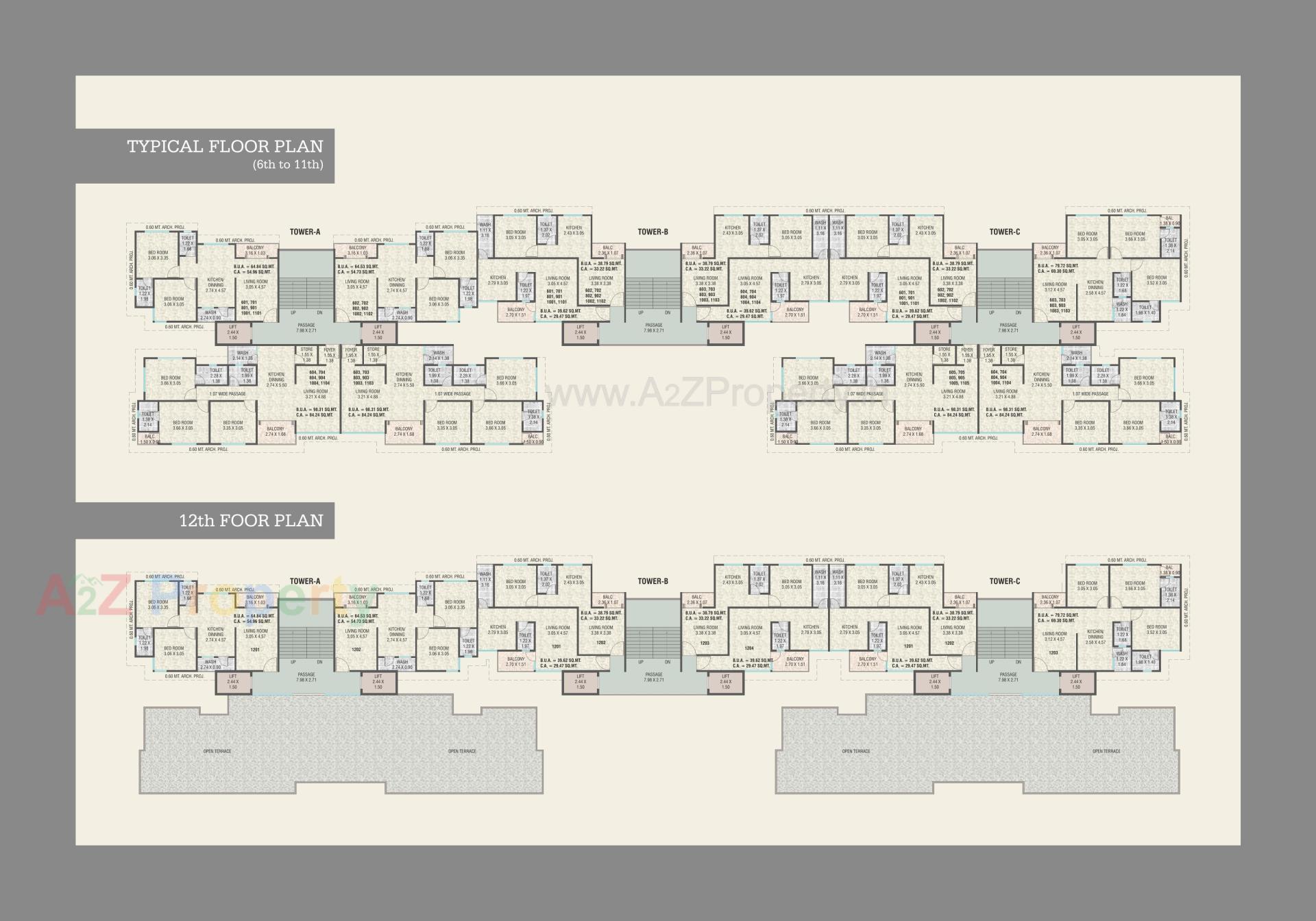 Layout of real estate project Darshanam Hyde Park located at Manjalpur, Vadodara, Gujarat
