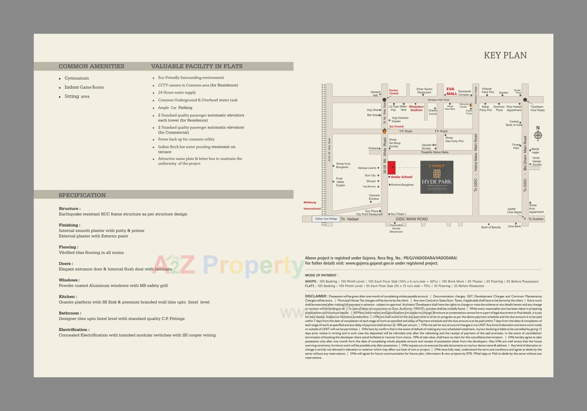  of real estate project Darshanam Hyde Park located at Manjalpur, Vadodara, Gujarat