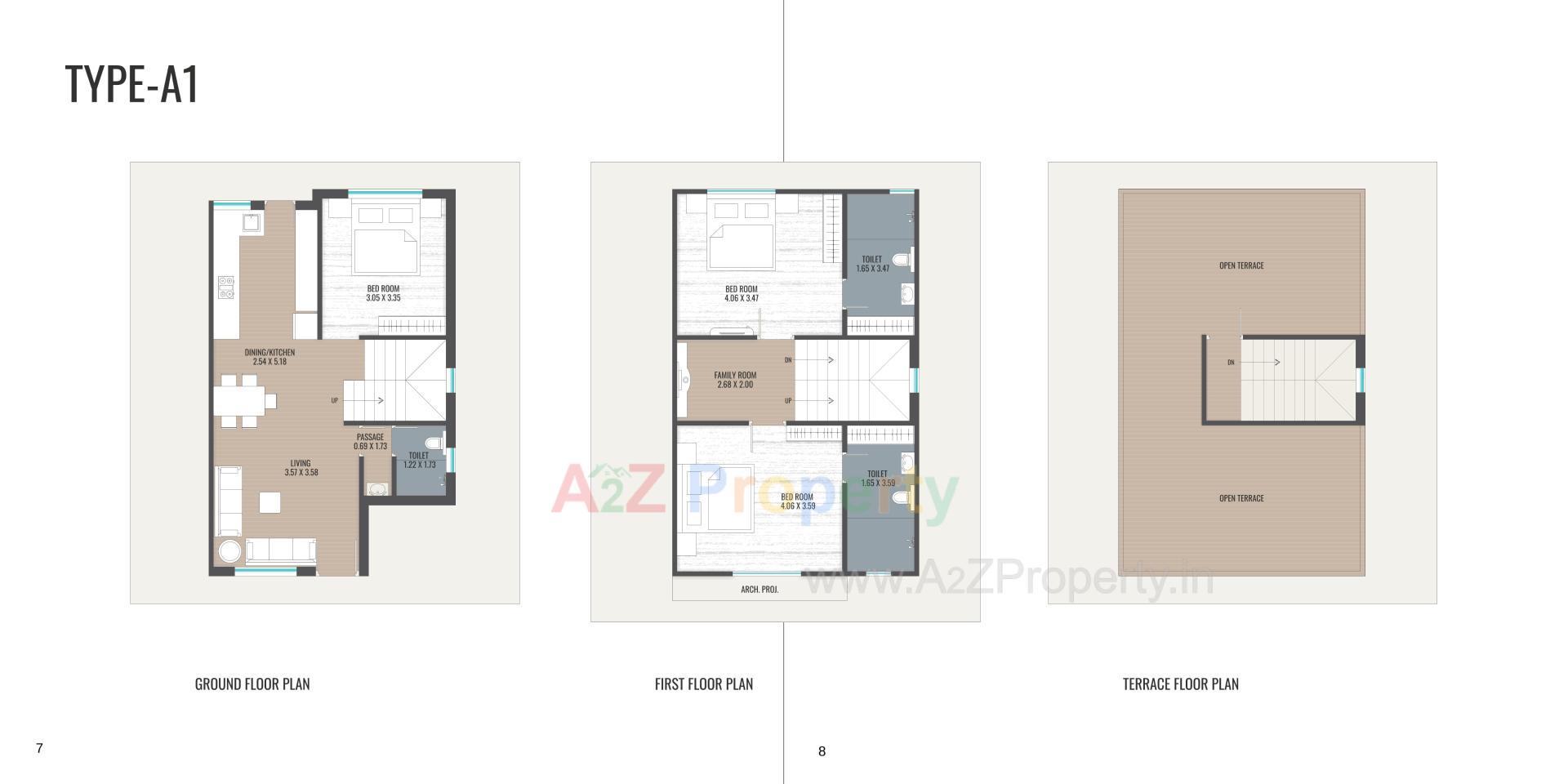 Layout of real estate project Darshanam Kalarav located at Darapura, Vadodara, Gujarat
