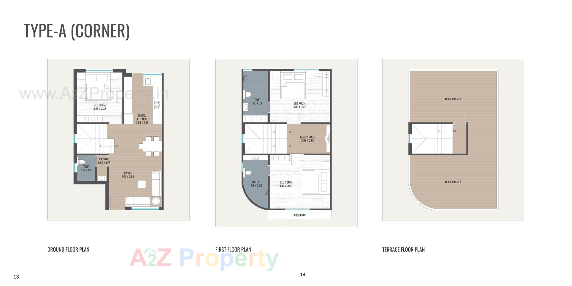 Layout of real estate project Darshanam Kalarav located at Darapura, Vadodara, Gujarat