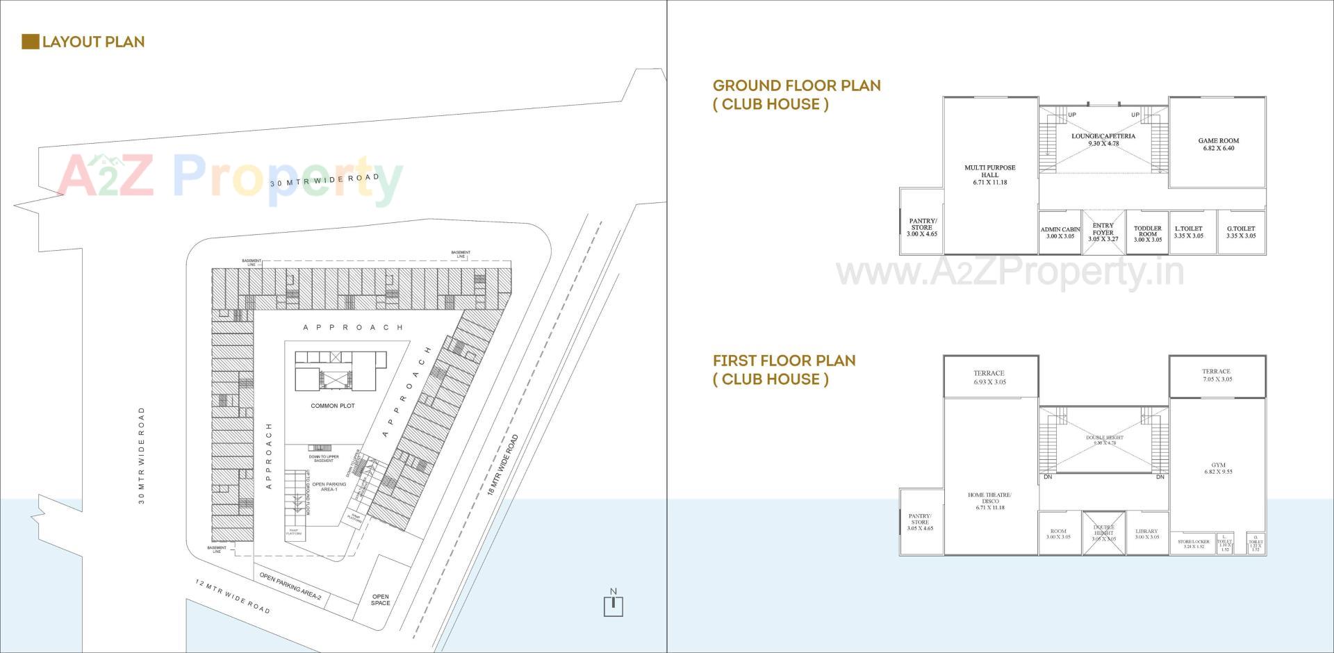 Layout of real estate project Darshanam King Square located at Gorva--ankodiya, Vadodara, Gujarat