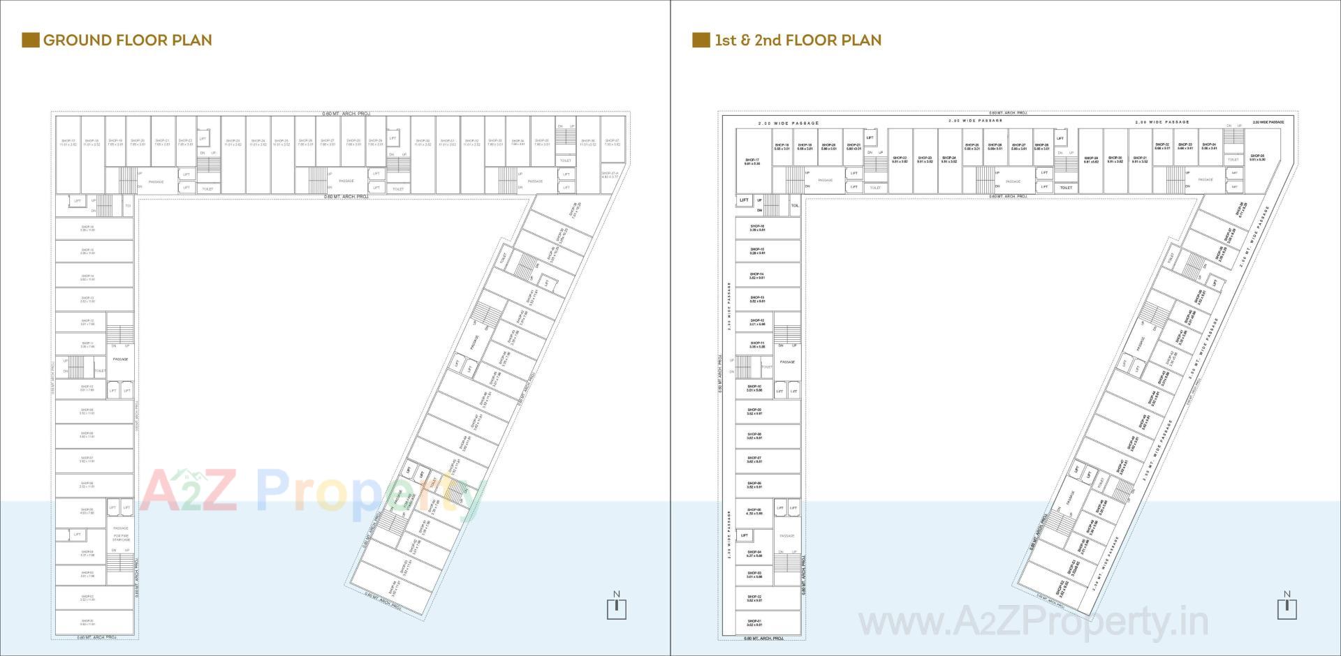 Layout of real estate project Darshanam King Square located at Gorva--ankodiya, Vadodara, Gujarat