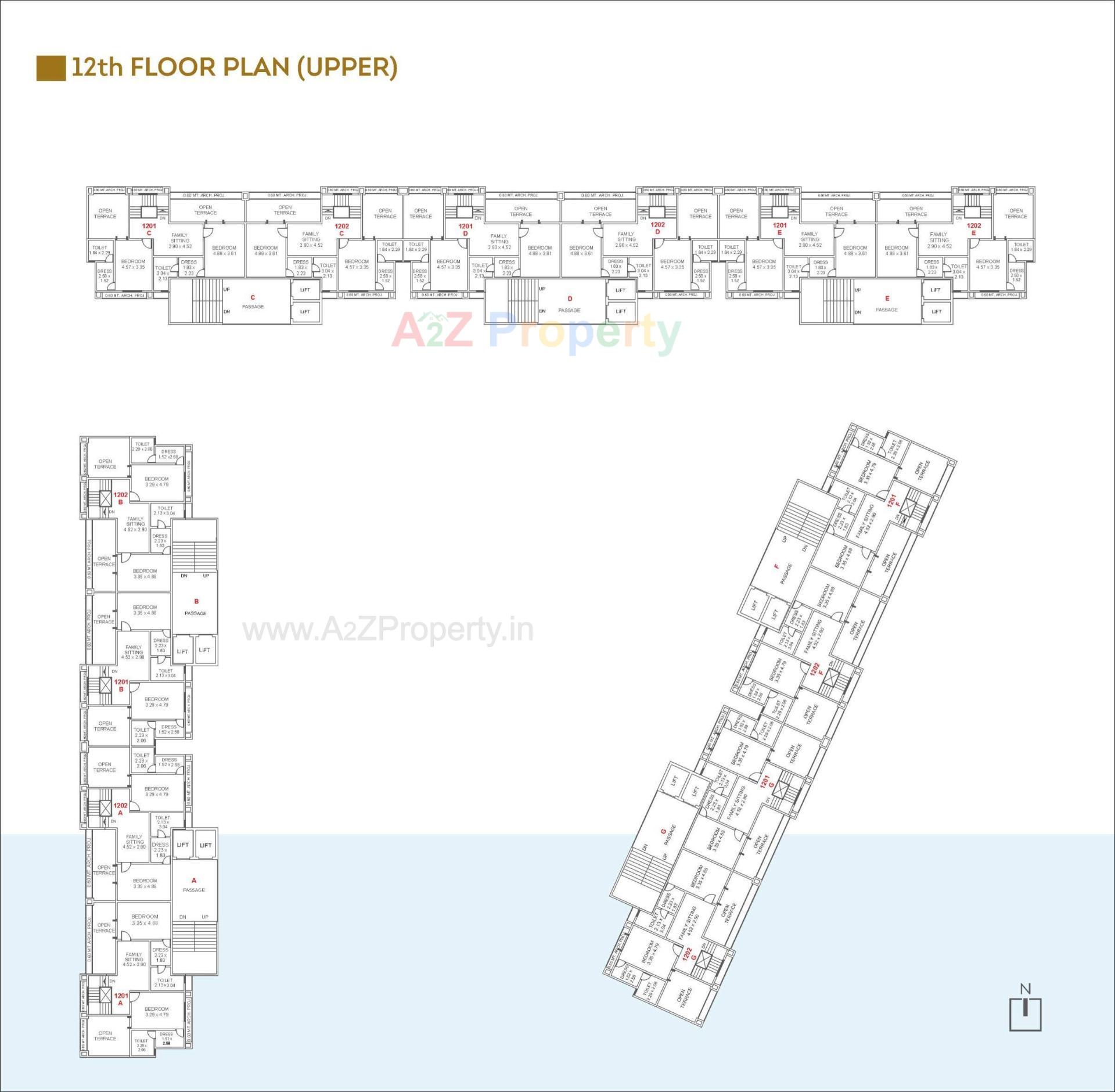 Layout of real estate project Darshanam King Square located at Gorva--ankodiya, Vadodara, Gujarat