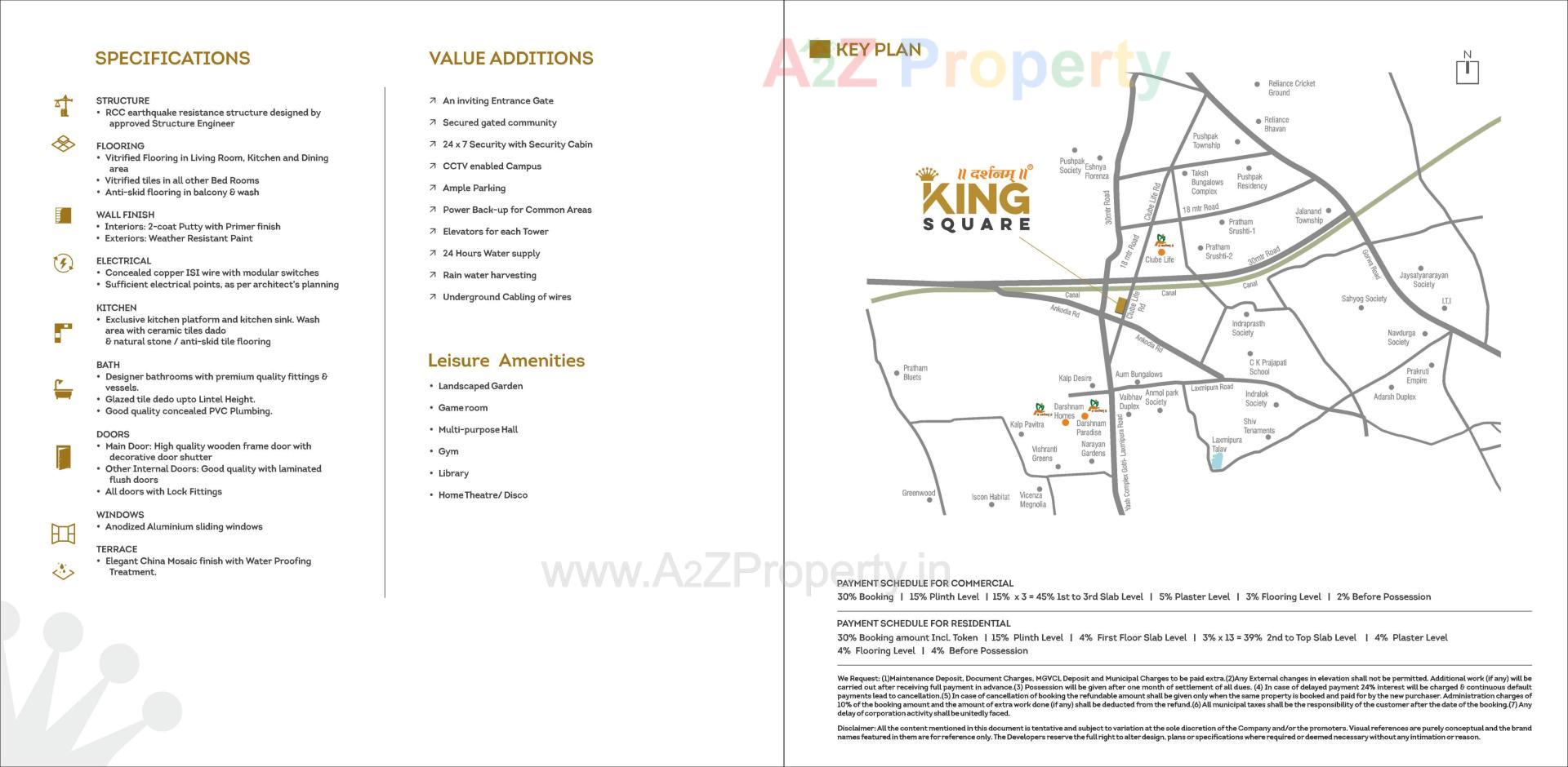  of real estate project Darshanam King Square located at Gorva--ankodiya, Vadodara, Gujarat