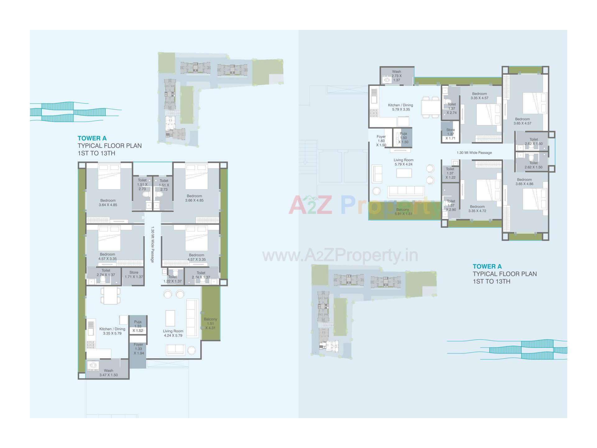 Layout of real estate project Darshanam Ocean located at Gotri, Vadodara, Gujarat