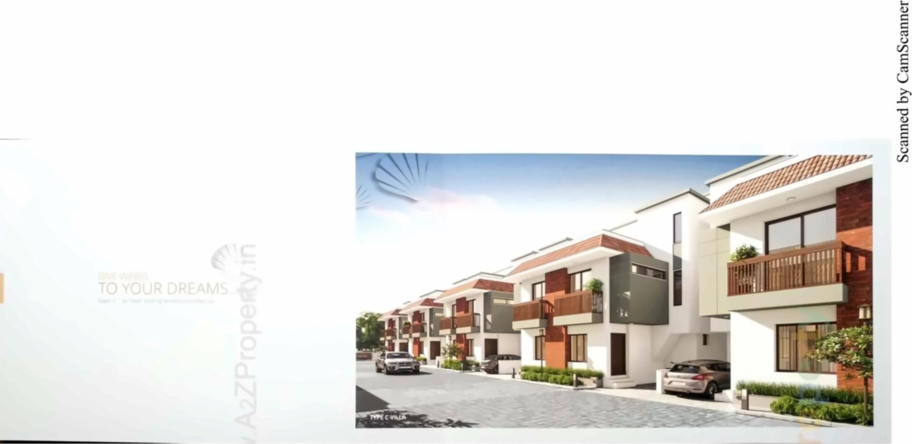 3D Elevation of real estate project Darshanam Pearl located at Tarsali, Vadodara, Gujarat