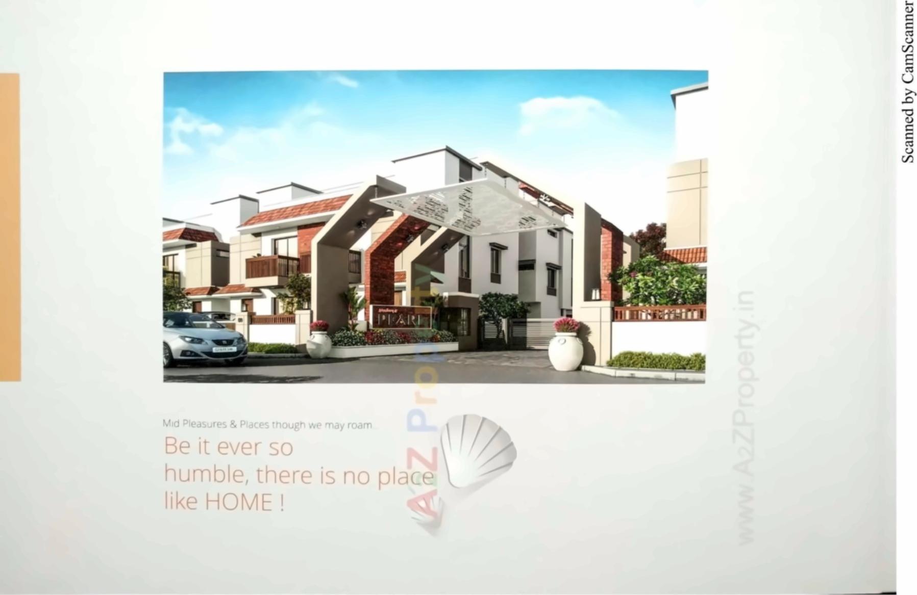 3D Elevation of real estate project Darshanam Pearl located at Tarsali, Vadodara, Gujarat