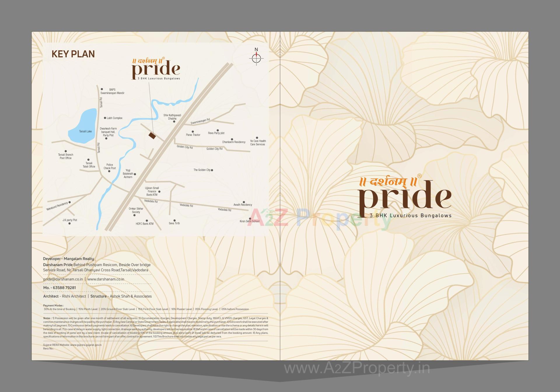  of real estate project Darshanam Pride located at Tarsali, Vadodara, Gujarat