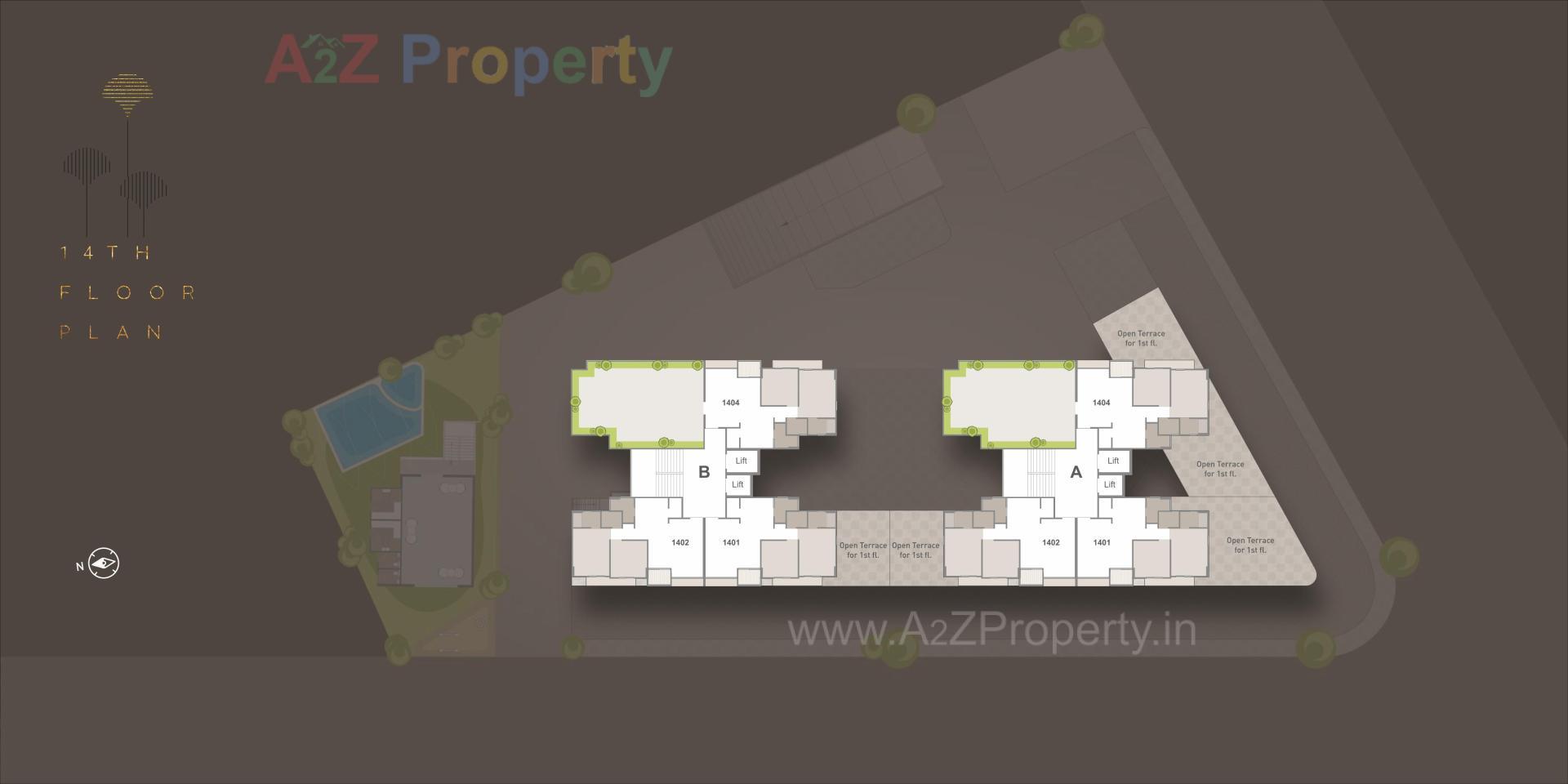 Layout of real estate project Darshanam Prospera located at Gorwa, Vadodara, Gujarat