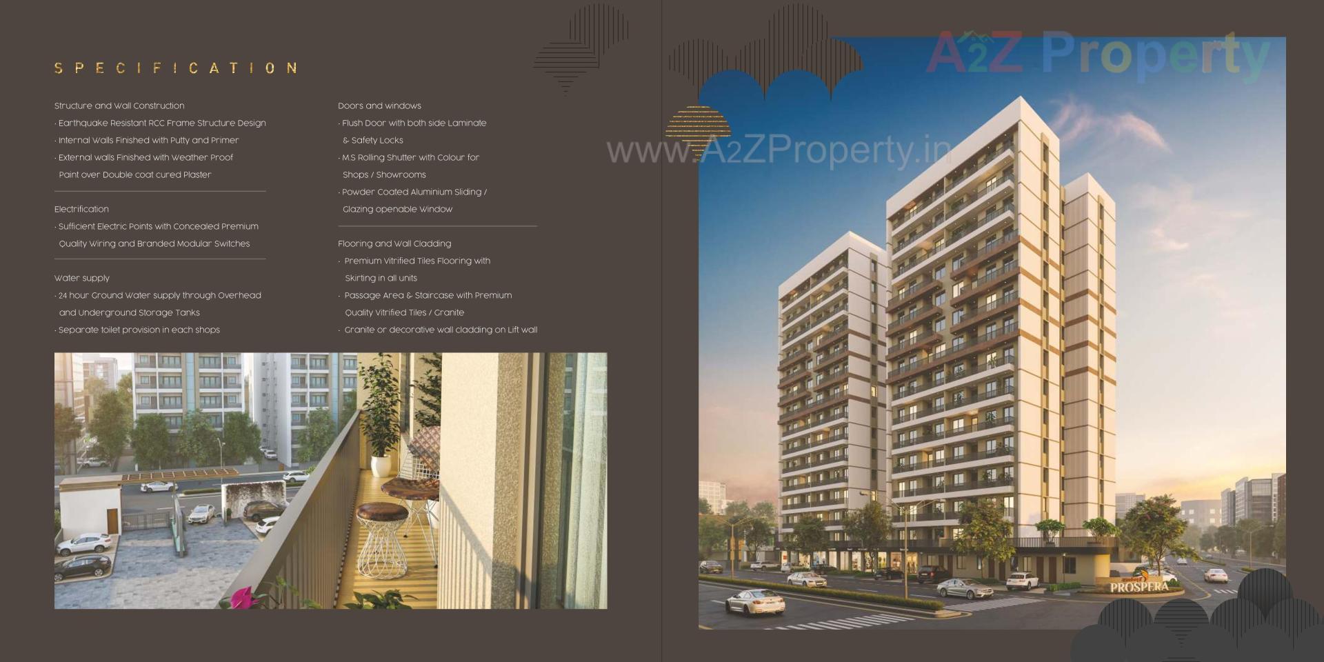 3D Elevation of real estate project Darshanam Prospera located at Gorwa, Vadodara, Gujarat