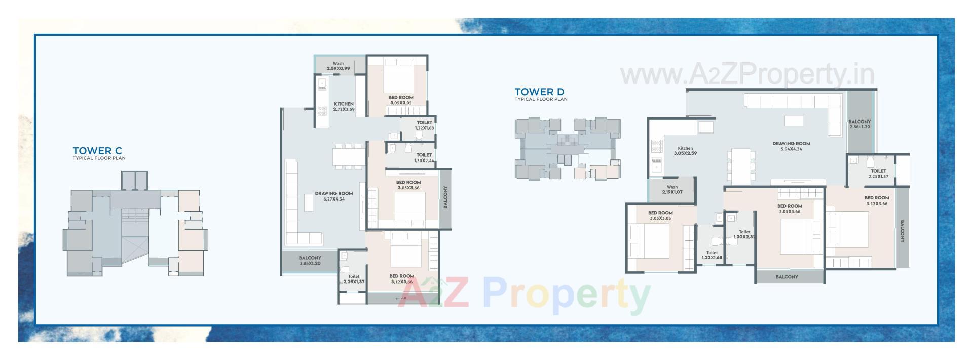 Layout of real estate project Darshanam Skydeck located at Gorwa, Vadodara, Gujarat