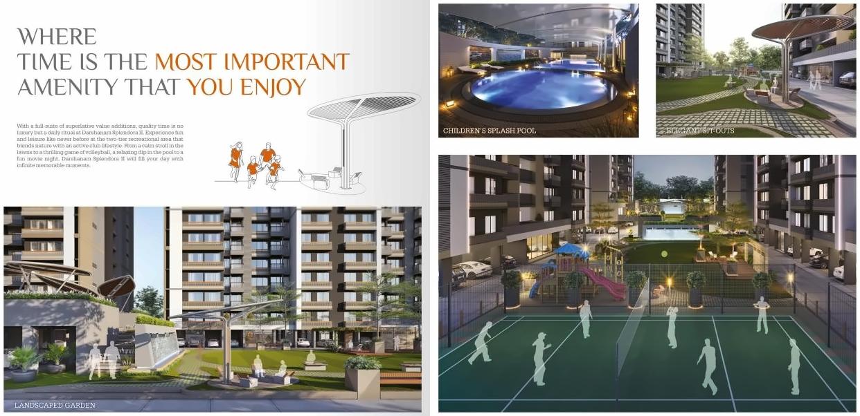  of real estate project Darshanam Splendora Ii located at Bhayli, Vadodara, Gujarat