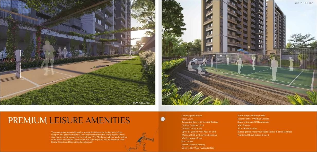 3D Elevation of real estate project Darshanam Splendora Ii located at Bhayli, Vadodara, Gujarat