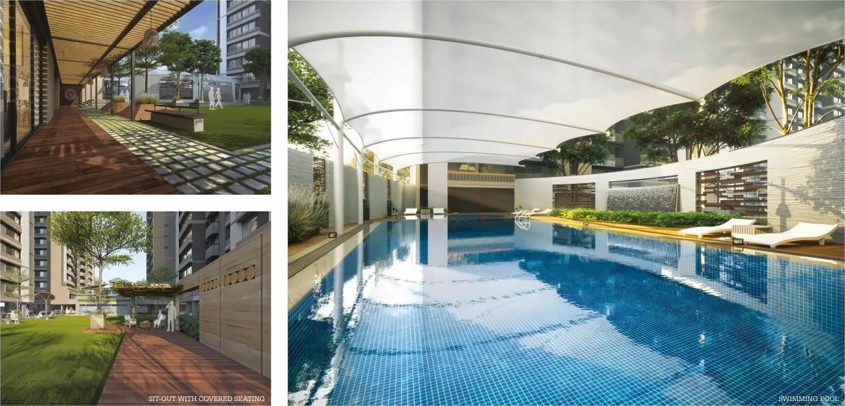 3D Elevation of real estate project Darshanam Splendora Ii located at Bhayli, Vadodara, Gujarat