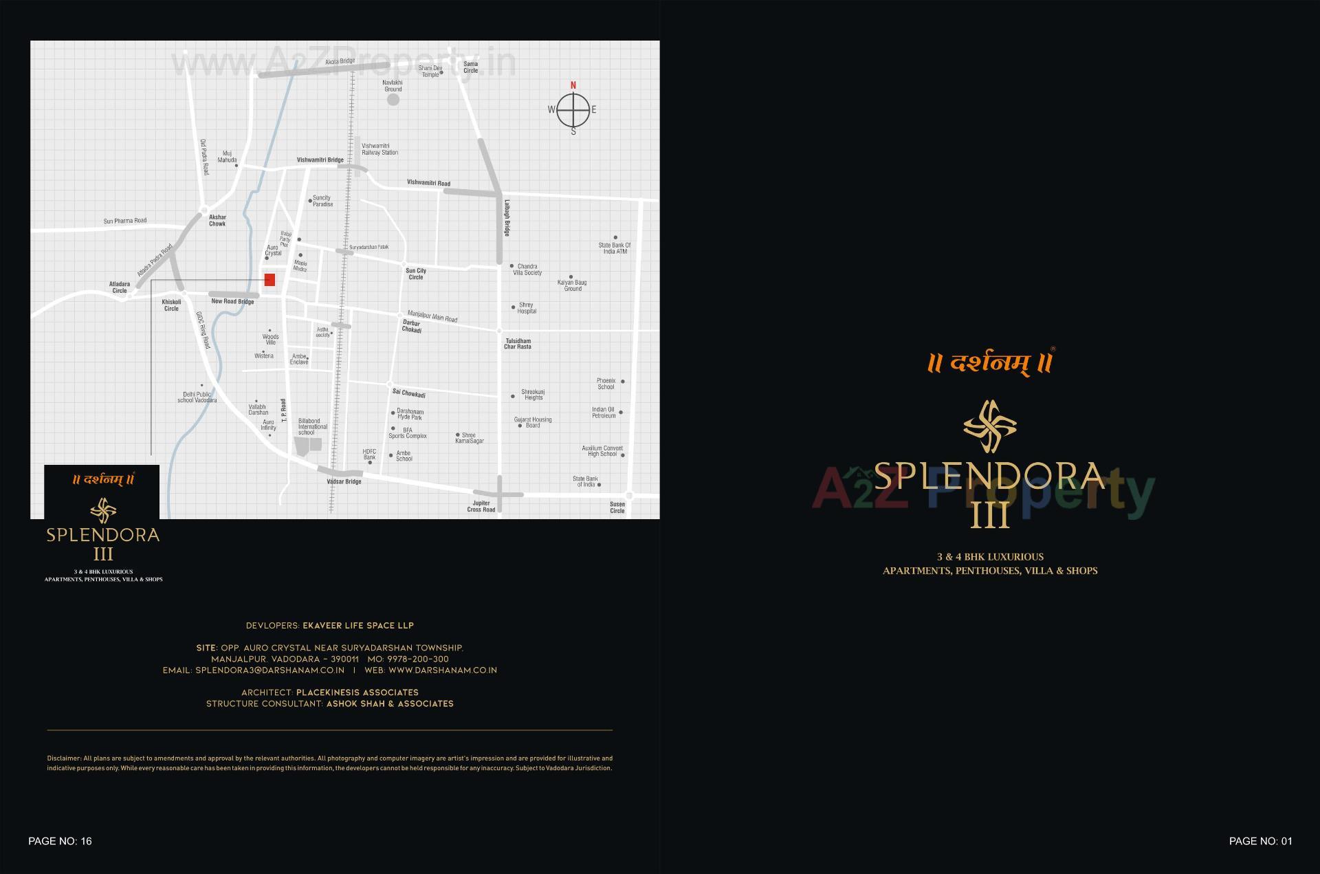  of real estate project Darshanam Splendora located at Majalpur, Vadodara, Gujarat