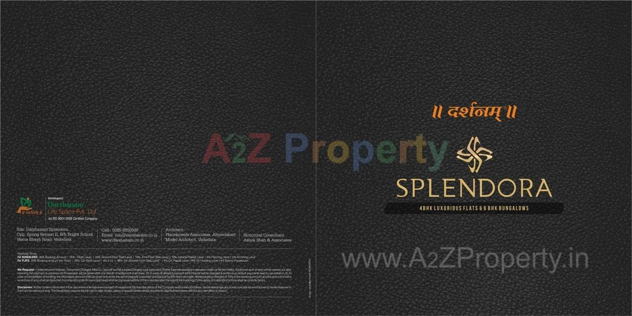  of real estate project Darshanam Splendora located at Bhayli, Vadodara, Gujarat